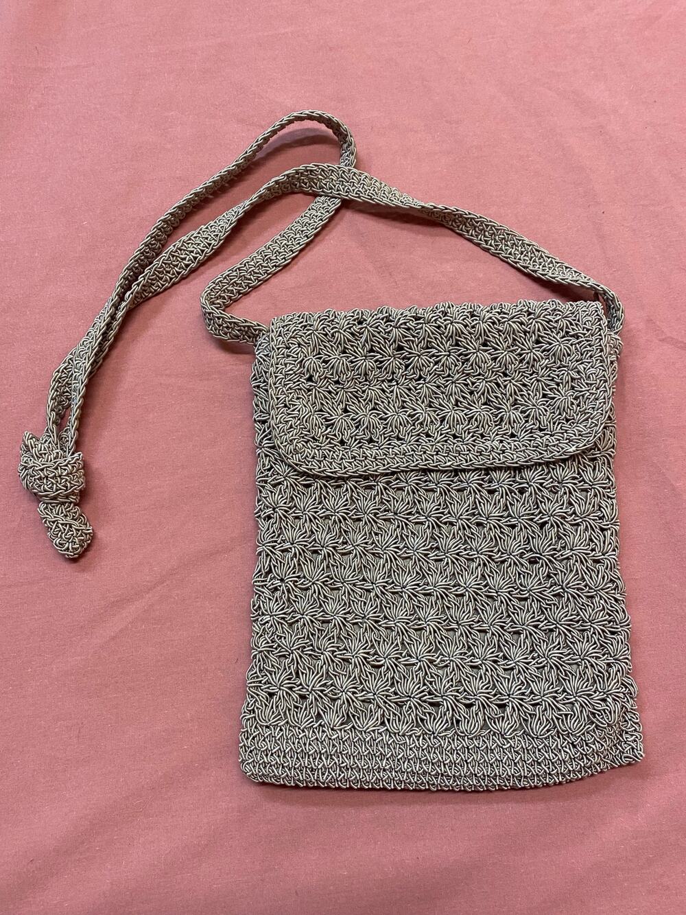 2000's Y2K Crochet mini crossbody